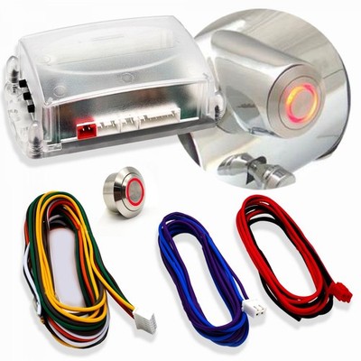 GM Key Ignition Red Push Button Start Conversion Kit Direct Fit Column Insert