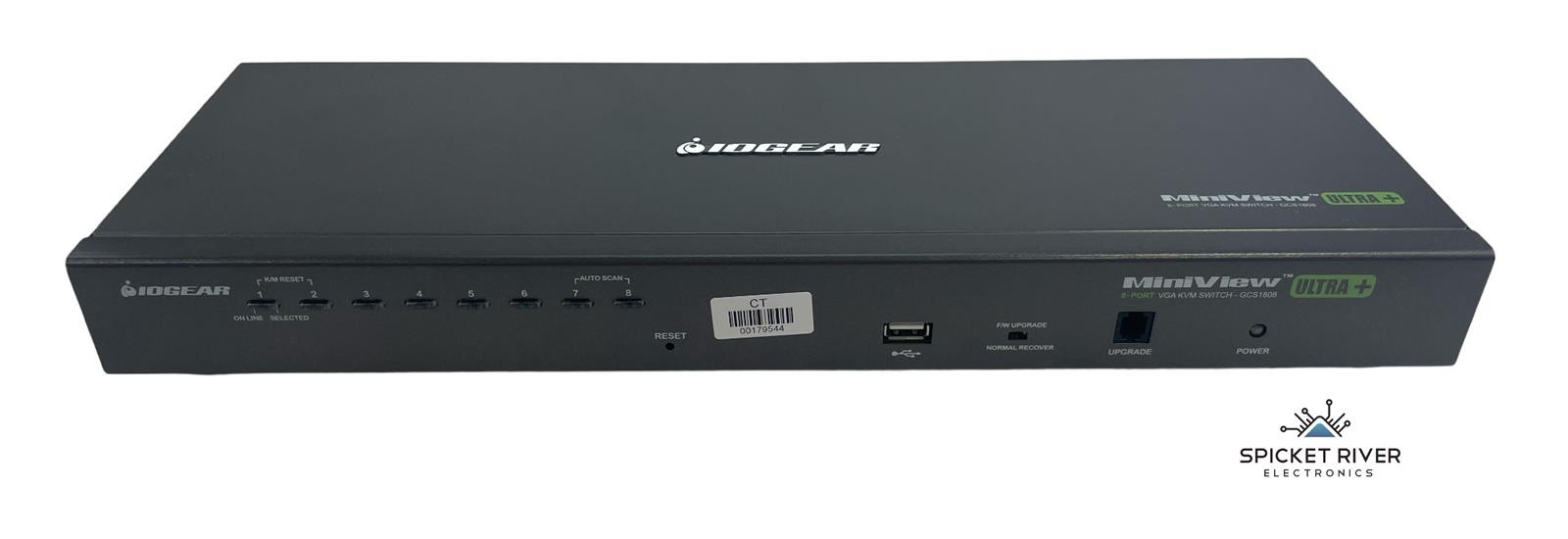 IOGear MiniView Ultra+ GCS1808 8-Port PS/2 USB VGA Combo KVM