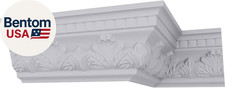 Endurathane Devon Crown Moulding, 4 1/2"H X 3 1/4"P X 5 1/2"F X 94 1/2"L, Factor