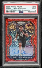 2020 Prizm Rookie Red Shimmer 34/35 Albert Okwuegbunam #316 PSA 9 MINT Auto 01dg