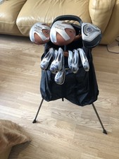 Taylor made Tour Burner Irons With R5 Driver, 3 Wood,5 Wood And 9 Wood And Bag
