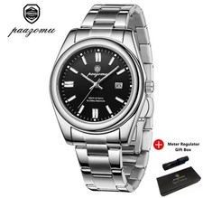 Classic Luxury Men's Quartz Watches Stainless Steel Date Man Watch Waterproof...