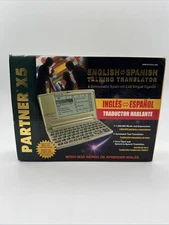 English  To Spanish  talking translator partner x5 W/Box Working~ Please Read ~