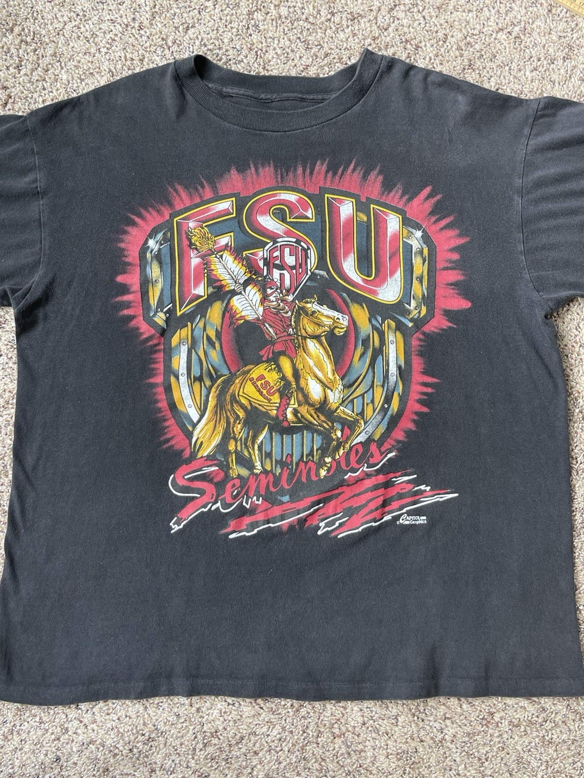 VTG 90s Florida State University Seminoles FSU Big Breakthrough Rare Graphic XL