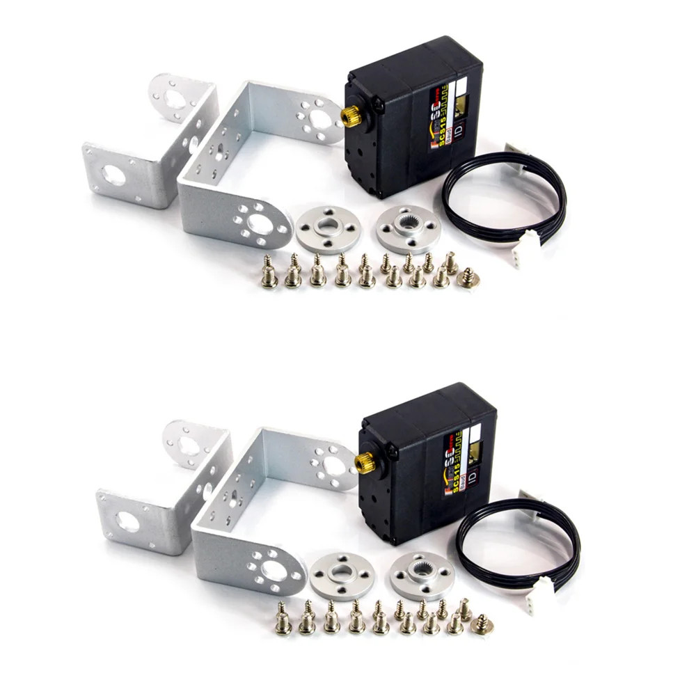 Feetech Bus Servo 15KG Dual Axis Motor 200° Angle Position Feedback for Robot US