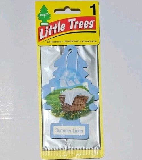LITTLE TREES Car Air Freshener Hanging Paper Tree for Home or Car Summer 6 Pack - Image 2 of 4