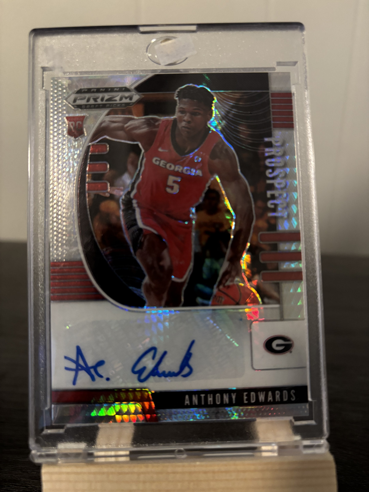 2020-21 Panini Prizm Draft Picks - Prospect Autographs Anthony Edwards
