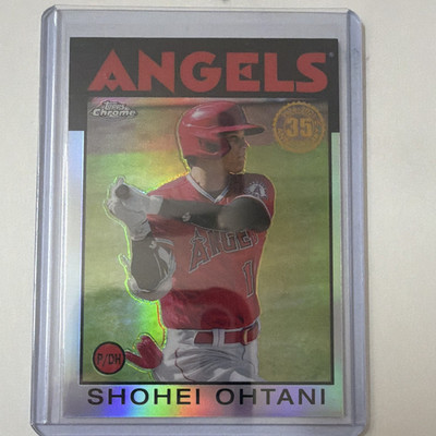 Topps Chrome 2021 1986 Topps Baseball Insert Shohei Ohtani Angels #86BC-9