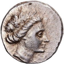 [#137353] Euboia, Tetrobol, 3rd-2nd century BC, Histiaia, Silver, EF, HGC:4-1524