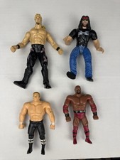 WWE WWF Wrestling Figure Lot X-Pac Booker T Jakks Pacific Loose Action Figures