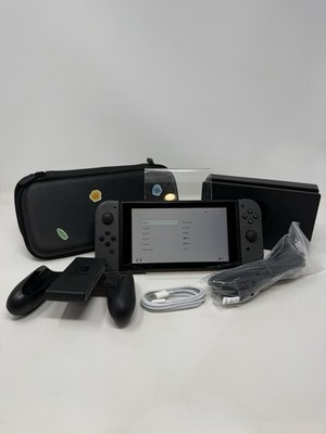 Nintendo Switch V1 With Carrying Case, Dock, Cables Tested  400GB Micro SD Card