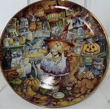 Franklin Mint 8” Plate “Scaredy Cats” No. H G4144