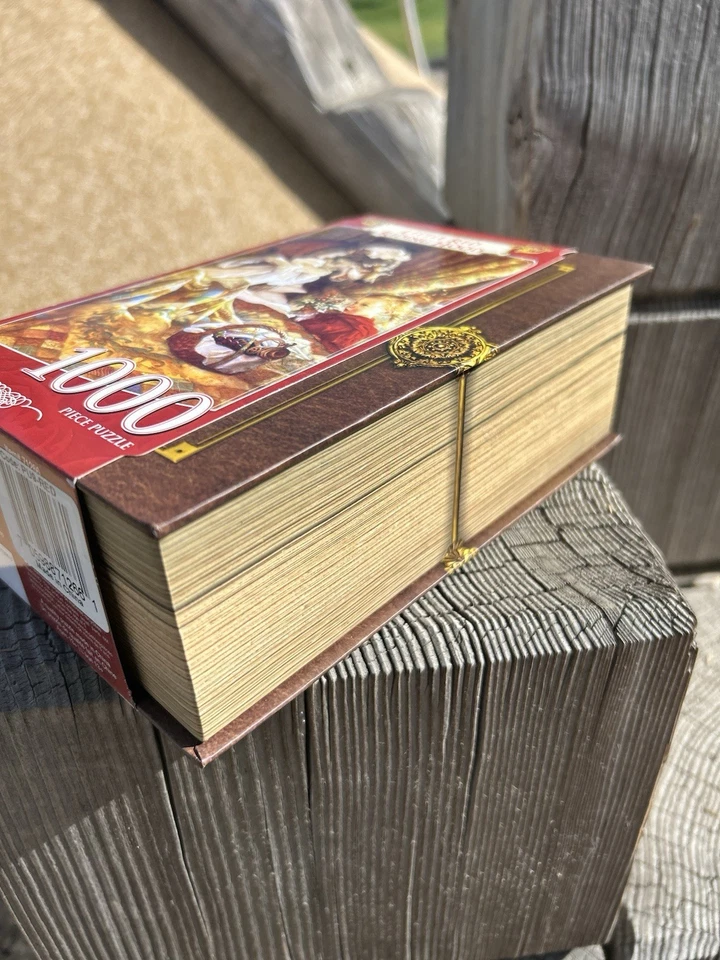 Rompecabezas de 1000 piezas Masterpieces Caperucita Roja, caja de libros magnética Foto 3 de 4