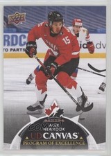 2021 Series 2 UD Canvas Team Canada Program of Excellence Black Alex Newhook h9a