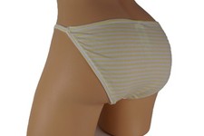 .VTG VICTORIA'S SECRET PINK COTTON STRING BIKINI M L
