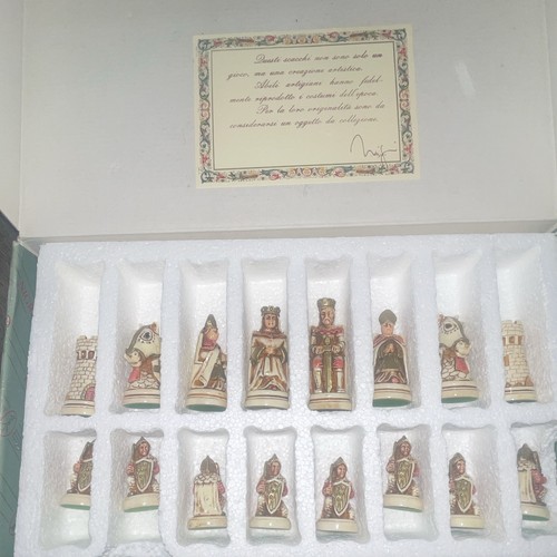 NIGRI Scacchi handcrafted in the Lucca province of Italy collectible authentic