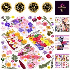 Versatile 140 Pcs Dried Flowers Pack for Unique Handmade Jewelry  More