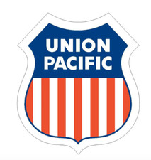 4" union pacific railway railroad train bumper sticker decal usa made