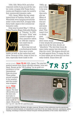 動作品　SONY TR-830ラジオ ケース付き ソニー See all vintage SONY transistor radio collectibles book TR-55 TR