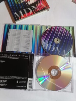 MADONNA MDNA 2CD'S + GIVE ME ALL YOUR LUVIN CD SINGLE LIKE MADONNA MDNA 2CD'S + GIVE ME ALL YOUR LUVIN CD SINGLE LIKE