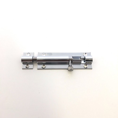Barrel Slide Bolt Solid Polished Chrome Straight 1.5"/2"/2.5"/3"/4"/6" x 25mm - Picture 5 of 7