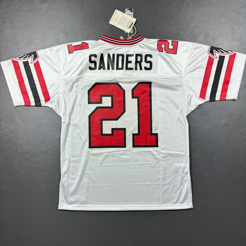100% Authentic Deion Sanders Mitchell Ness 1989 Atlanta Falcons Jersey 48 XL - Picture 5 of 6