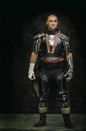 Traje Completo de Armadura Medieval Guts Berserk LARP Traje Completo Ennegrecido Juegos con disfraces - Imagen 3 de 5