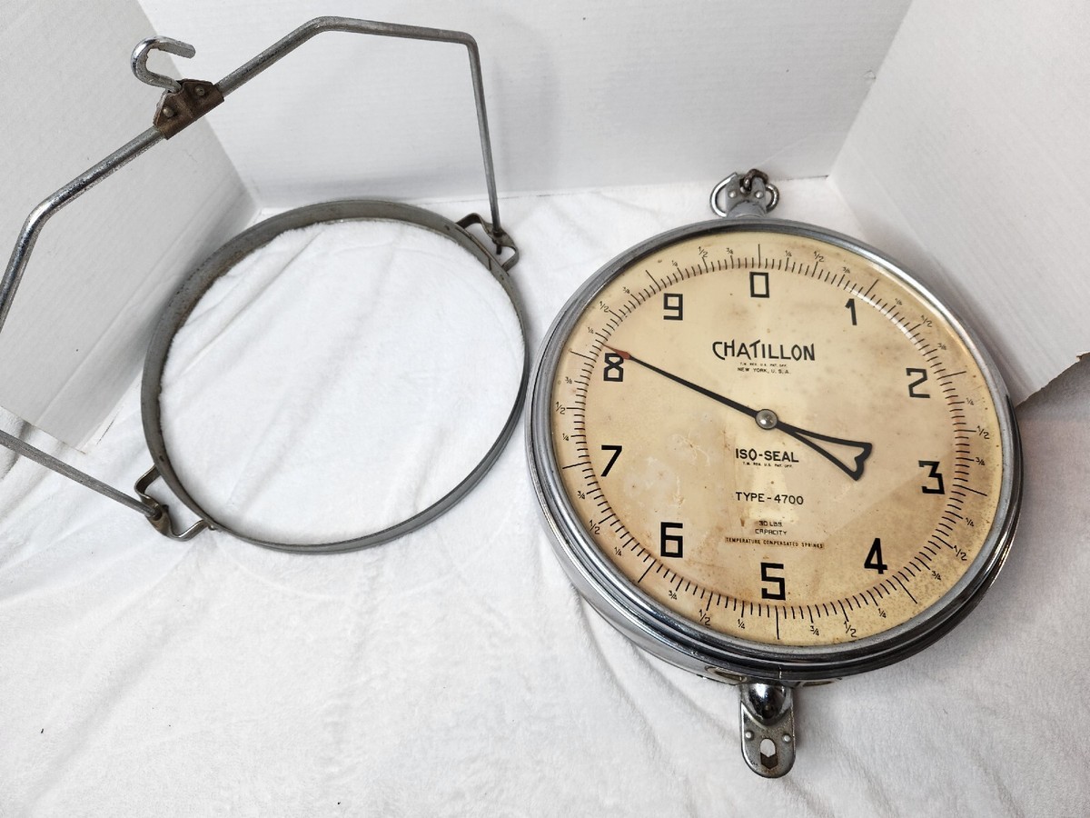 Chatillon Hanging Scale Model Type-4700 20lb Capacity 15
