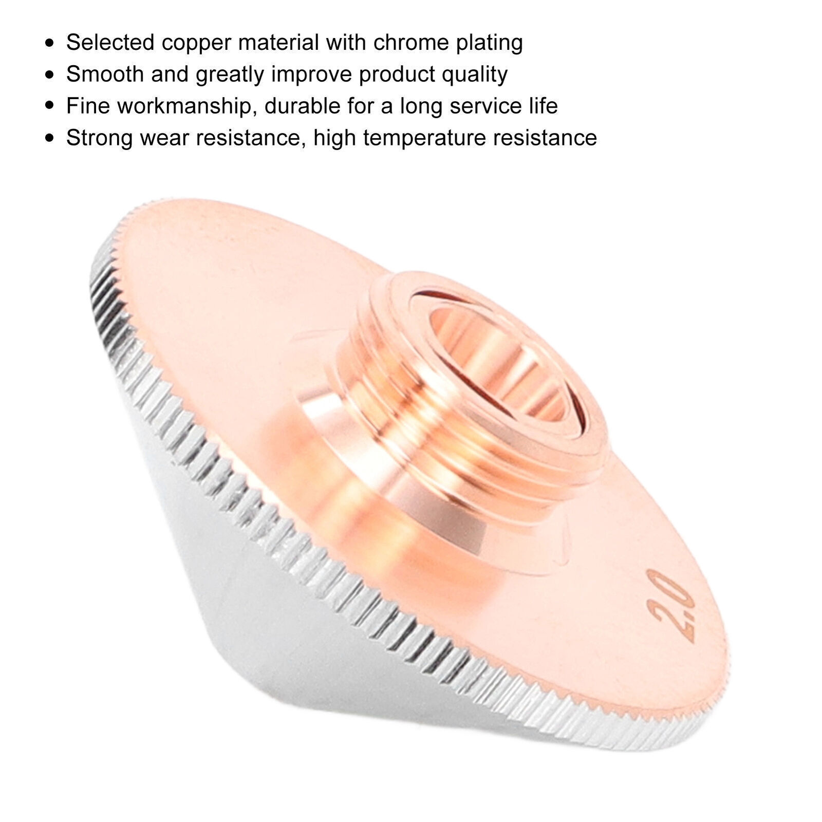 Laser Cutting Nozzle 2 Layer Fiber Copper Welding CNC Machine Industrial Parts