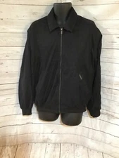 Weatherproof Men’s Jacket Zipper Front Long Sleeve Black Size M Medium