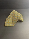 Vintage Tiffany & Co Stained Glass Pattern Mens Neck Tie 100% Silk 57”L 4”W