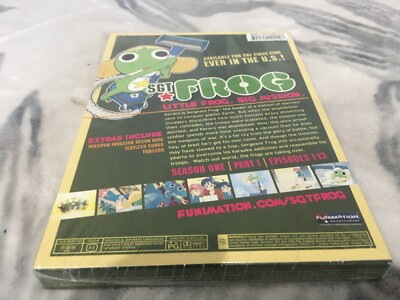 ケロロ軍曹 海外版 Sgt. Frog シーズン1 DVDボックスセット Sgt. Frog: Season One, Part 1 (DVD, 2009, 2-Disc Set) for sale