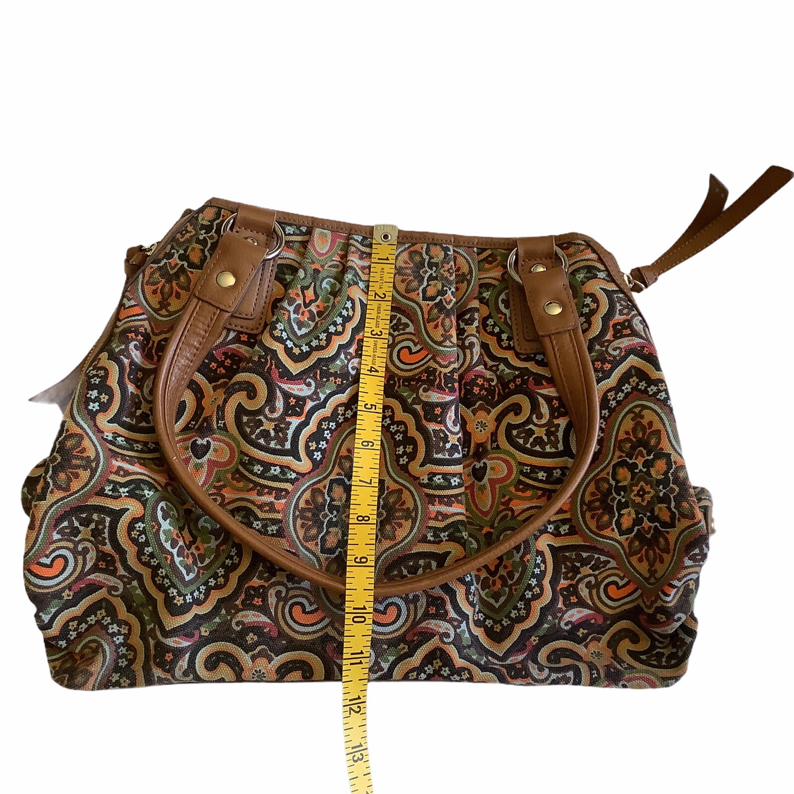 Patterned Tignanello Expandable Purse - image 5