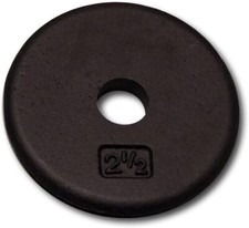 Body-Solid Standard Black Iron Weight Plate -...