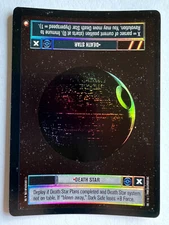 Star Wars CCG Death Star System Location Light Side Rare Foil