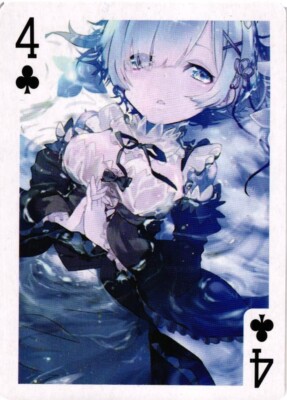 REM RE:ZERO Playing Card Goddess Story Anime Collectible Card