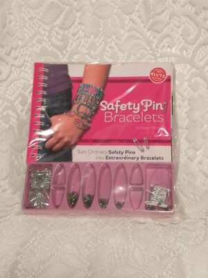 Kaitlyn Nichols Safety Pin Bracelets Kit Crafts tblcf1