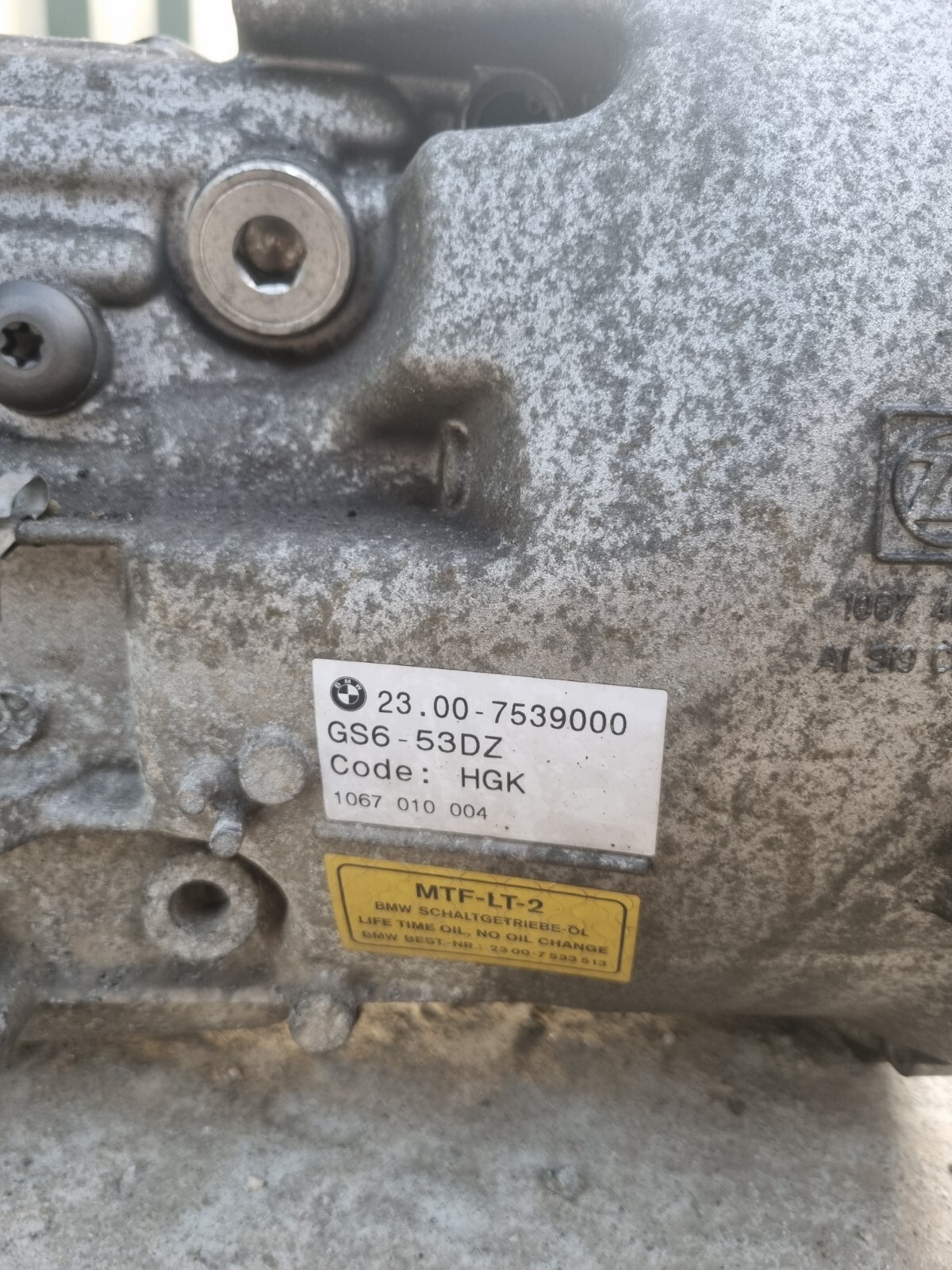 BMW E90 E91 E92 E93 325d 330d M57N2 6 Speed Manual Gearbox GS6-53DZ