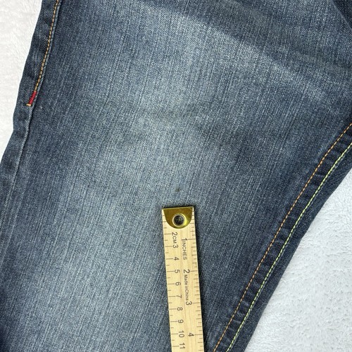 Coogi Jean Shorts Women's Bermuda Low Rise Y2K Jean Shorts Size 11/12 - Picture 12 of 20