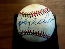 SPARKY ANDERSON REDS TIGERS HOF MANAGER SIGNED AUTO OAL GAME USED BASEBALL BAS  