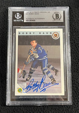 Bobby Baun Signed 1991/92 Ultimate Original 6 Card Beckett Certified Maple Leafs
