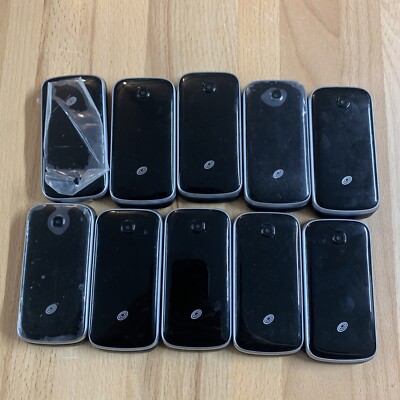 Lot 10x Alcatel OneTouch Flip Cell Phone, Black - A206G TracFone Prepaid 3G GSM
