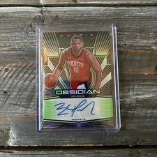 2019-20 Panini Obsidian Matrix Electric Etch green  /25 Eric Gordon #MA-EGD Auto