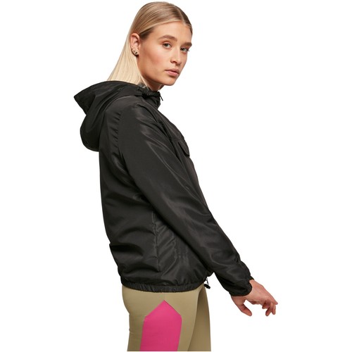 Urban Classics Ladies Recycled Basic Pull Over Jacket Half Zip Chest Pocket - Picture 5 of 25