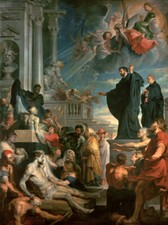 Peter Paul Rubens The miracles of St. Francis Xavier Art Print on Canvas 36"