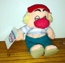 Vintage Disney Store Smee Peter Pan Mini Bean Bag Beanie Plush Doll NWT
