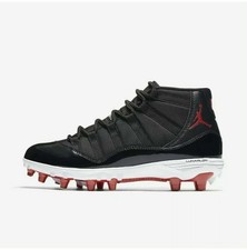 jordan 11 red cleats