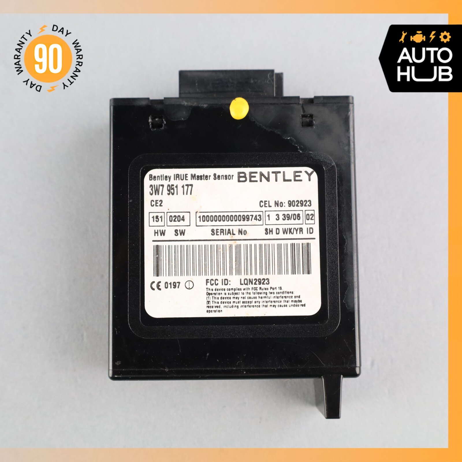 07-11 Bentley Continental GTC Anti Theft Alarm Movement Module OEM
