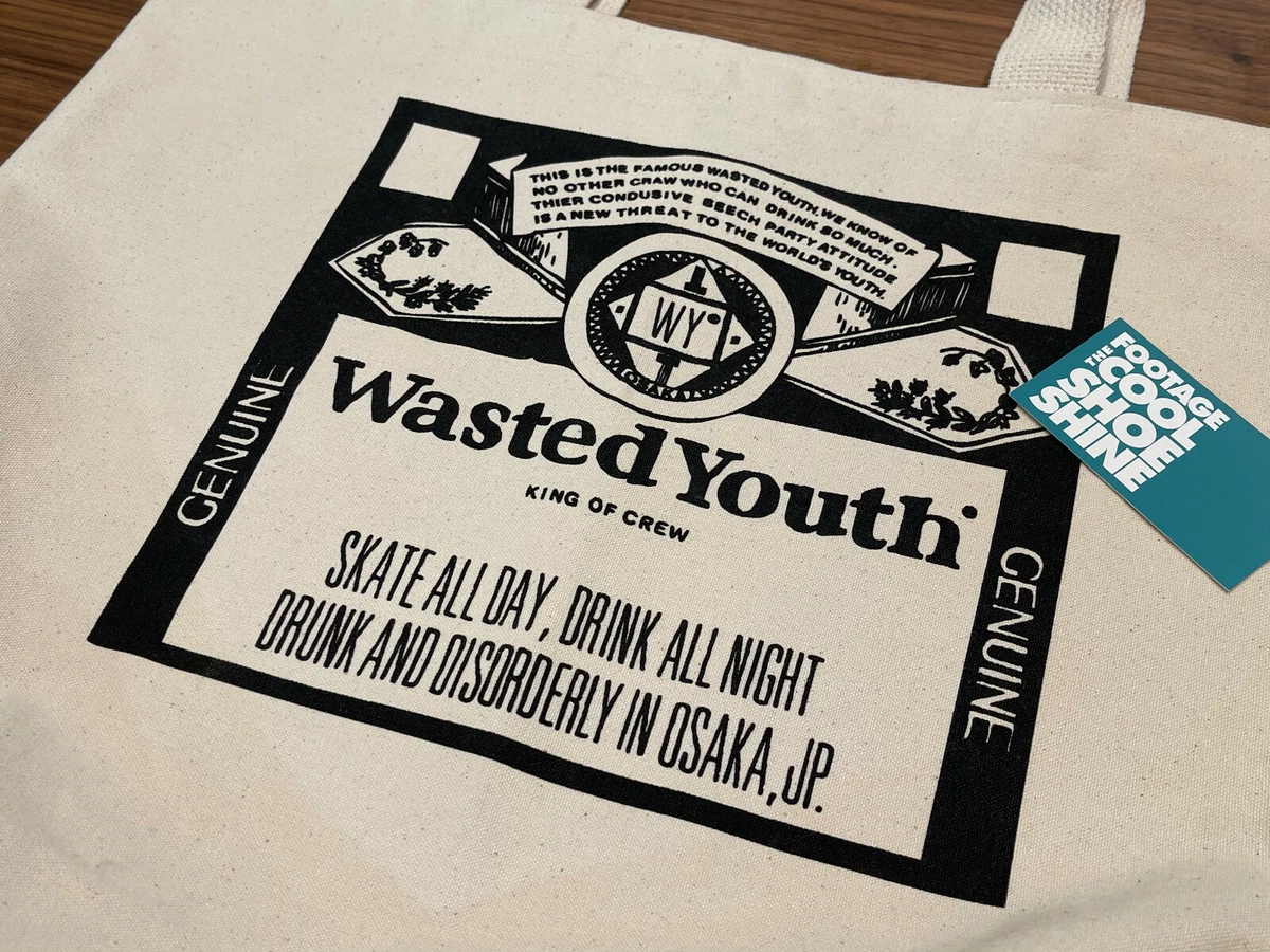 Wasted Youth Canvas Tote Bag