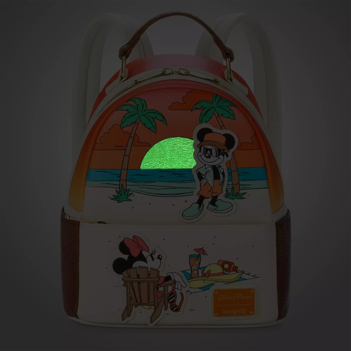Loungefly Sunset Beach Mini Backpack Loungefly Disney Lilo & Stitch Floral Sunset | Mercari main image 4